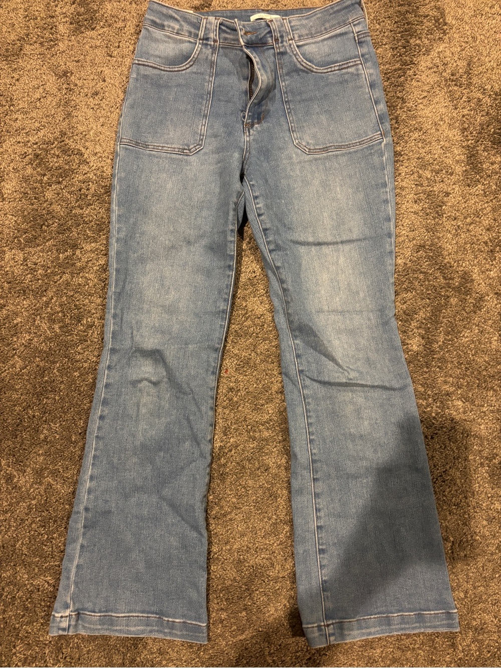 STS Blue Light Wash Flared Jeans